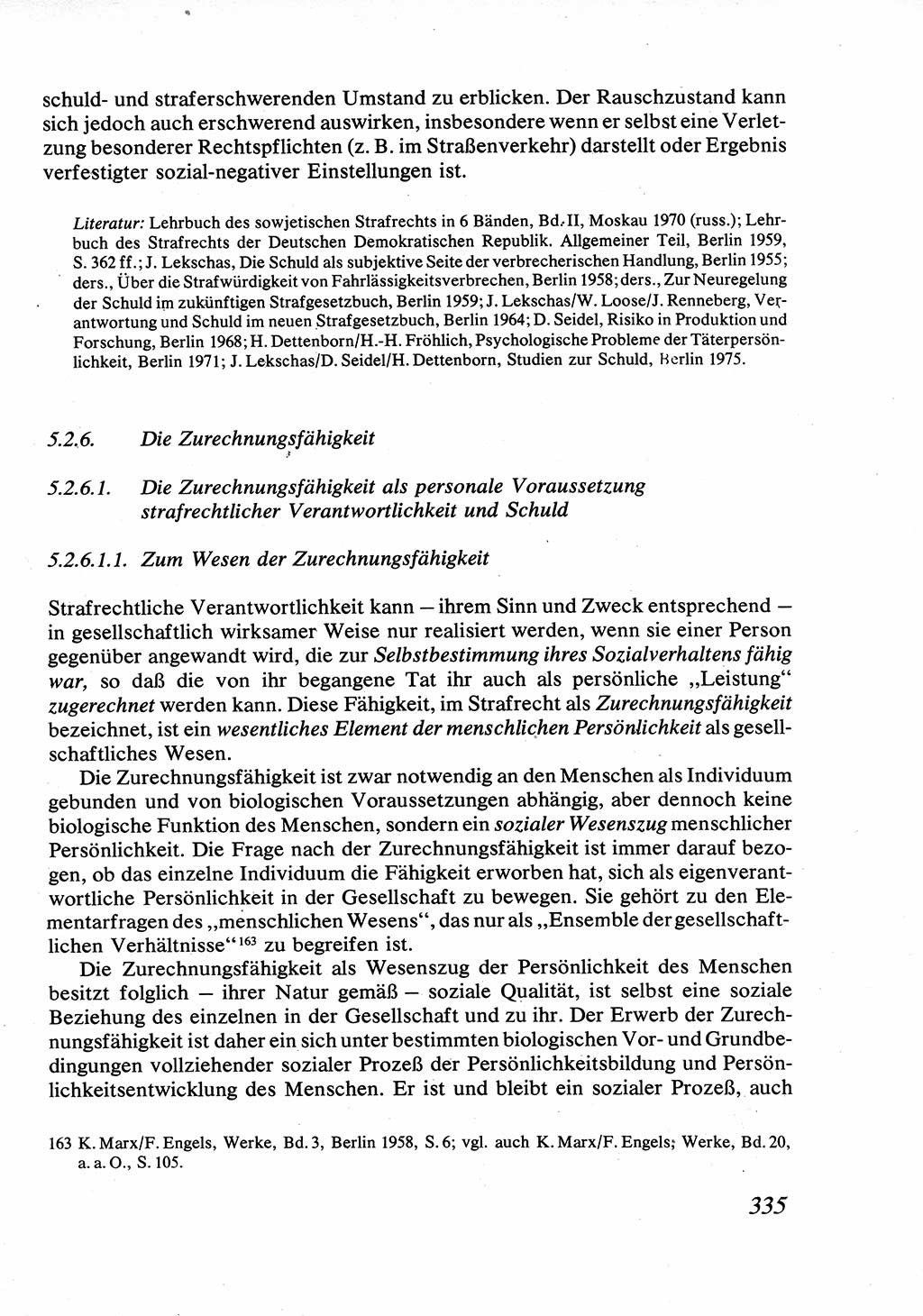 Strafrecht [Deutsche Demokratische Republik (DDR)], Allgemeiner Teil, Lehrbuch 1976, Seite 335 (Strafr. DDR AT Lb. 1976, S. 335)