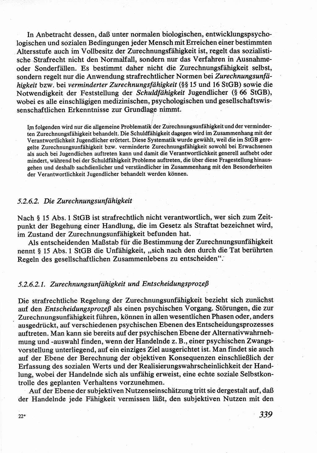 Strafrecht [Deutsche Demokratische Republik (DDR)], Allgemeiner Teil, Lehrbuch 1976, Seite 339 (Strafr. DDR AT Lb. 1976, S. 339)