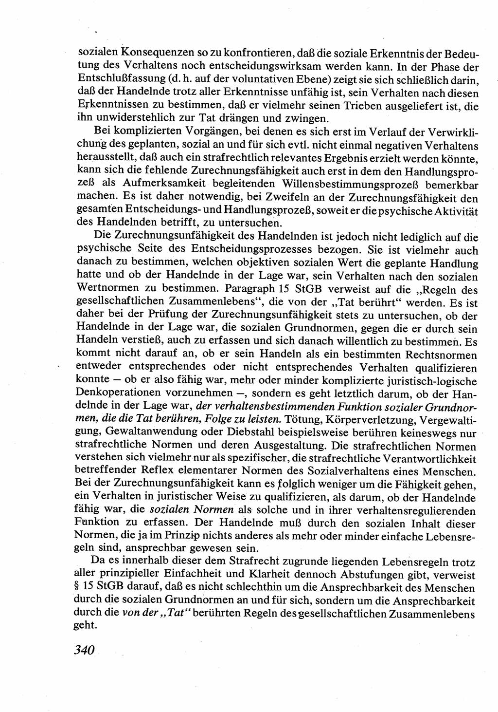 Strafrecht [Deutsche Demokratische Republik (DDR)], Allgemeiner Teil, Lehrbuch 1976, Seite 340 (Strafr. DDR AT Lb. 1976, S. 340)