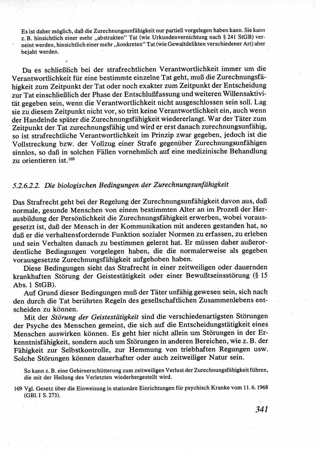 Strafrecht [Deutsche Demokratische Republik (DDR)], Allgemeiner Teil, Lehrbuch 1976, Seite 341 (Strafr. DDR AT Lb. 1976, S. 341)
