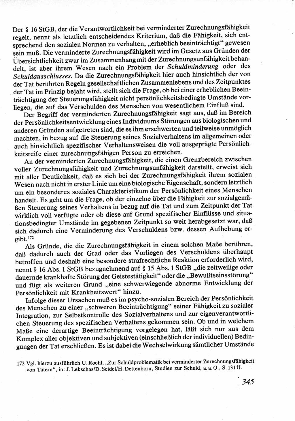 Strafrecht [Deutsche Demokratische Republik (DDR)], Allgemeiner Teil, Lehrbuch 1976, Seite 345 (Strafr. DDR AT Lb. 1976, S. 345)