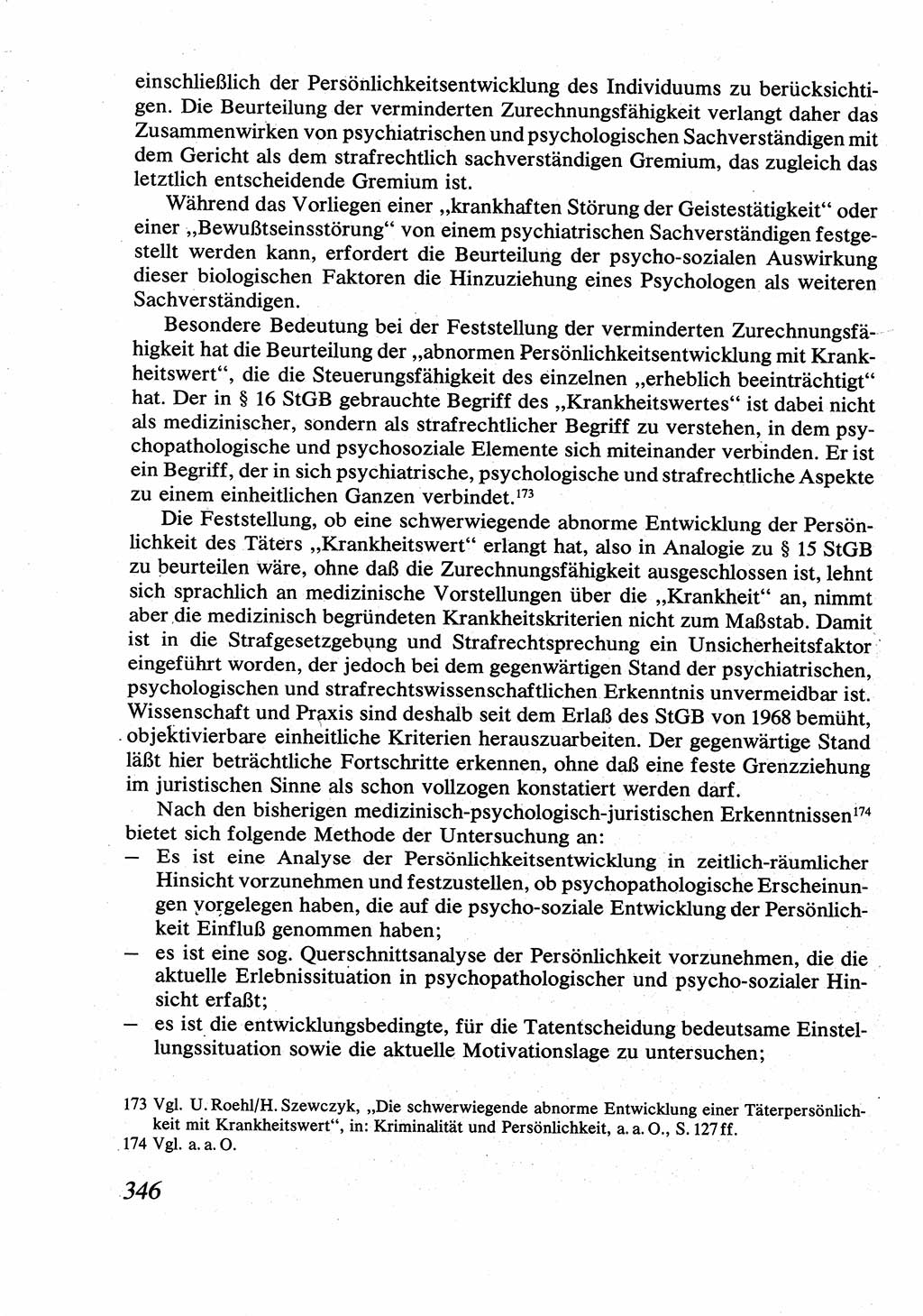 Strafrecht [Deutsche Demokratische Republik (DDR)], Allgemeiner Teil, Lehrbuch 1976, Seite 346 (Strafr. DDR AT Lb. 1976, S. 346)