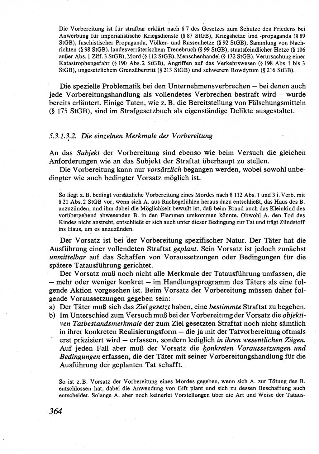 Strafrecht [Deutsche Demokratische Republik (DDR)], Allgemeiner Teil, Lehrbuch 1976, Seite 364 (Strafr. DDR AT Lb. 1976, S. 364)