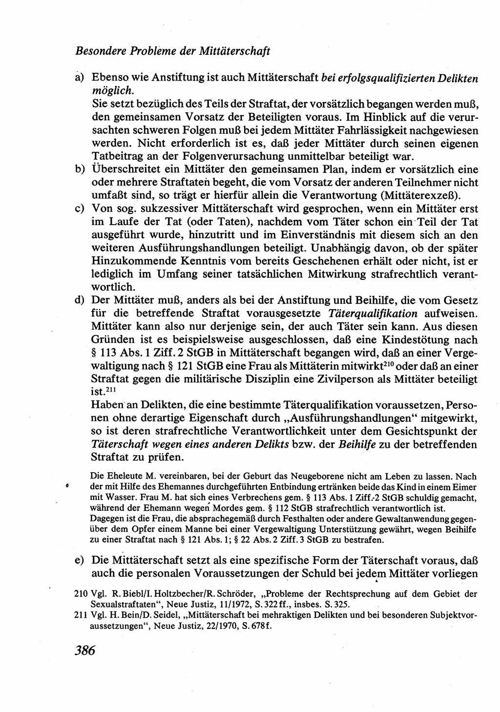 Strafrecht [Deutsche Demokratische Republik (DDR)], Allgemeiner Teil, Lehrbuch 1976, Seite 386 (Strafr. DDR AT Lb. 1976, S. 386)