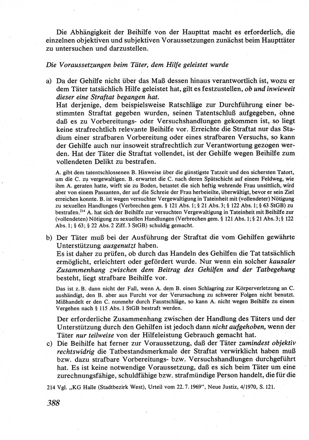 Strafrecht [Deutsche Demokratische Republik (DDR)], Allgemeiner Teil, Lehrbuch 1976, Seite 388 (Strafr. DDR AT Lb. 1976, S. 388)