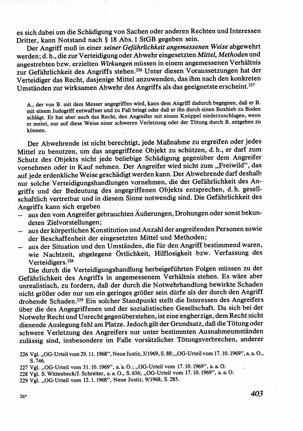 Strafrecht [Deutsche Demokratische Republik (DDR)], Allgemeiner Teil, Lehrbuch 1976, Seite 403 (Strafr. DDR AT Lb. 1976, S. 403)