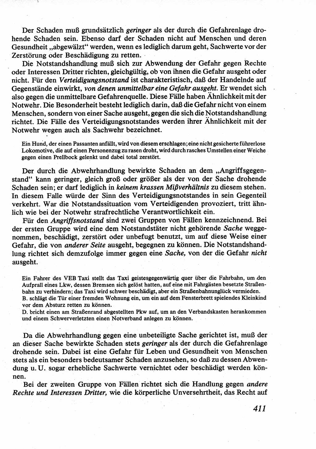 Strafrecht [Deutsche Demokratische Republik (DDR)], Allgemeiner Teil, Lehrbuch 1976, Seite 411 (Strafr. DDR AT Lb. 1976, S. 411)