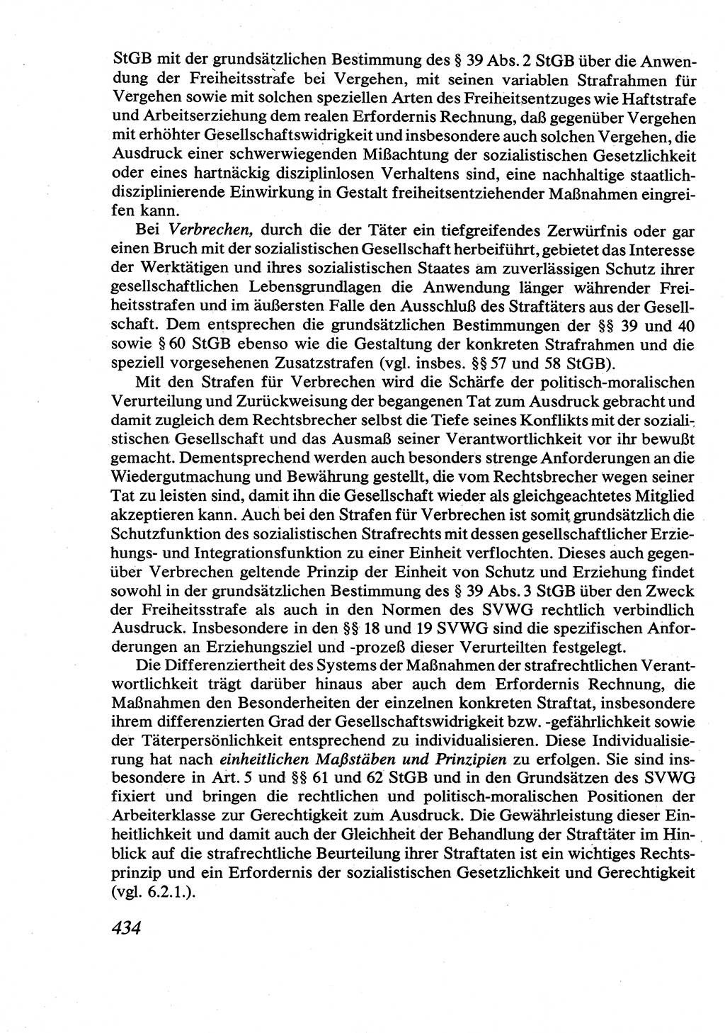 Strafrecht [Deutsche Demokratische Republik (DDR)], Allgemeiner Teil, Lehrbuch 1976, Seite 434 (Strafr. DDR AT Lb. 1976, S. 434)