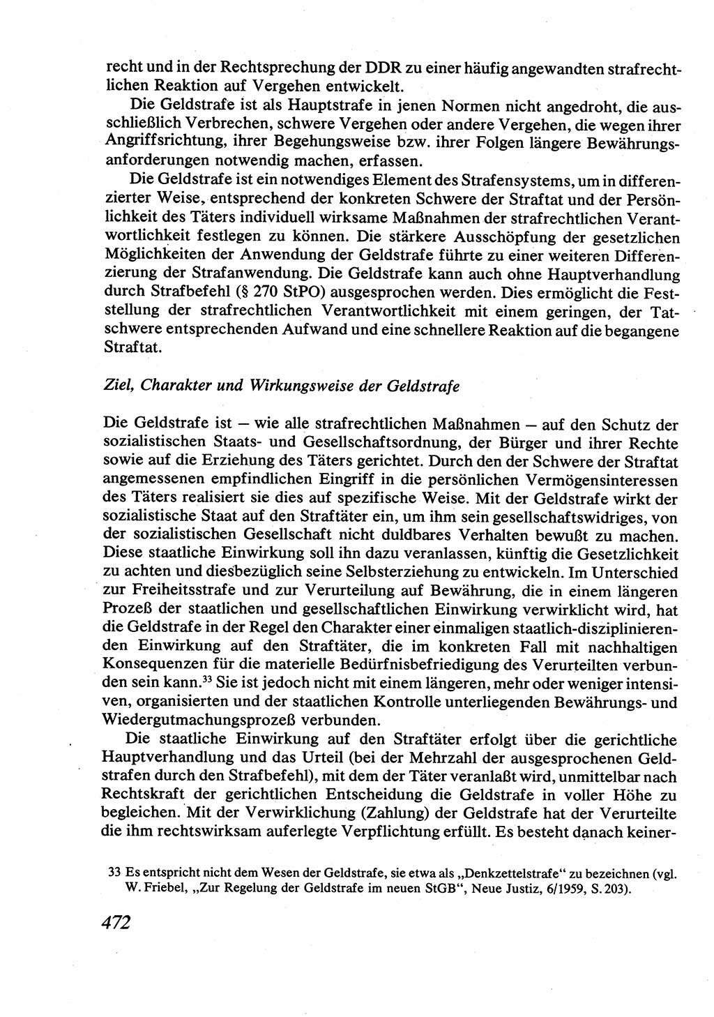 Strafrecht [Deutsche Demokratische Republik (DDR)], Allgemeiner Teil, Lehrbuch 1976, Seite 472 (Strafr. DDR AT Lb. 1976, S. 472)