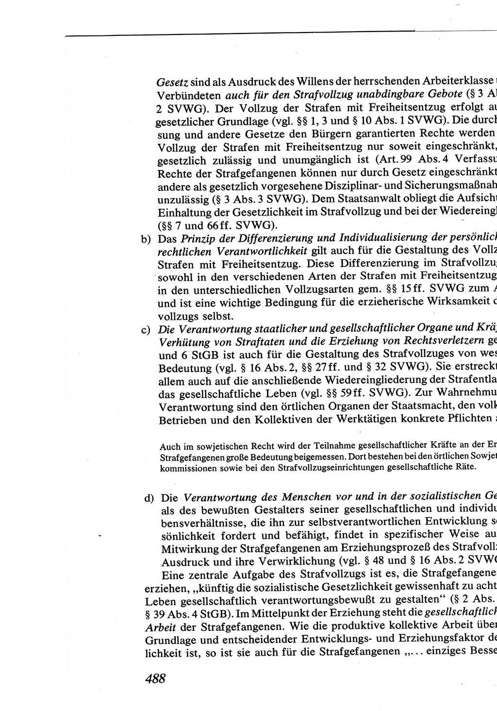 Strafrecht [Deutsche Demokratische Republik (DDR)], Allgemeiner Teil, Lehrbuch 1976, Seite 488 (Strafr. DDR AT Lb. 1976, S. 488)