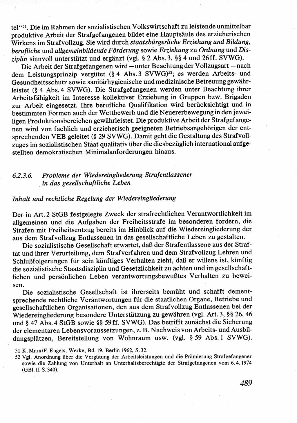 Strafrecht [Deutsche Demokratische Republik (DDR)], Allgemeiner Teil, Lehrbuch 1976, Seite 489 (Strafr. DDR AT Lb. 1976, S. 489)