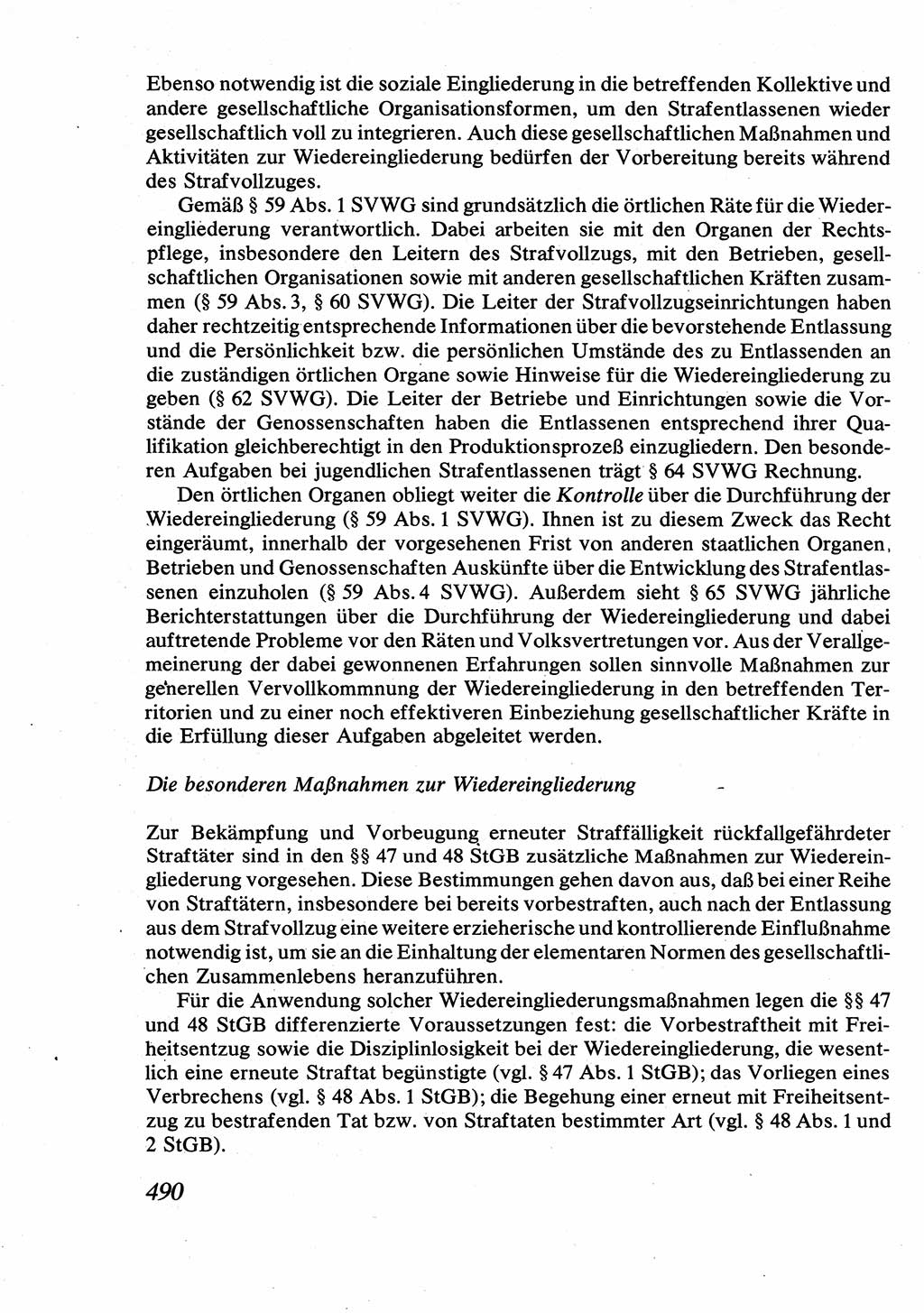 Strafrecht [Deutsche Demokratische Republik (DDR)], Allgemeiner Teil, Lehrbuch 1976, Seite 490 (Strafr. DDR AT Lb. 1976, S. 490)