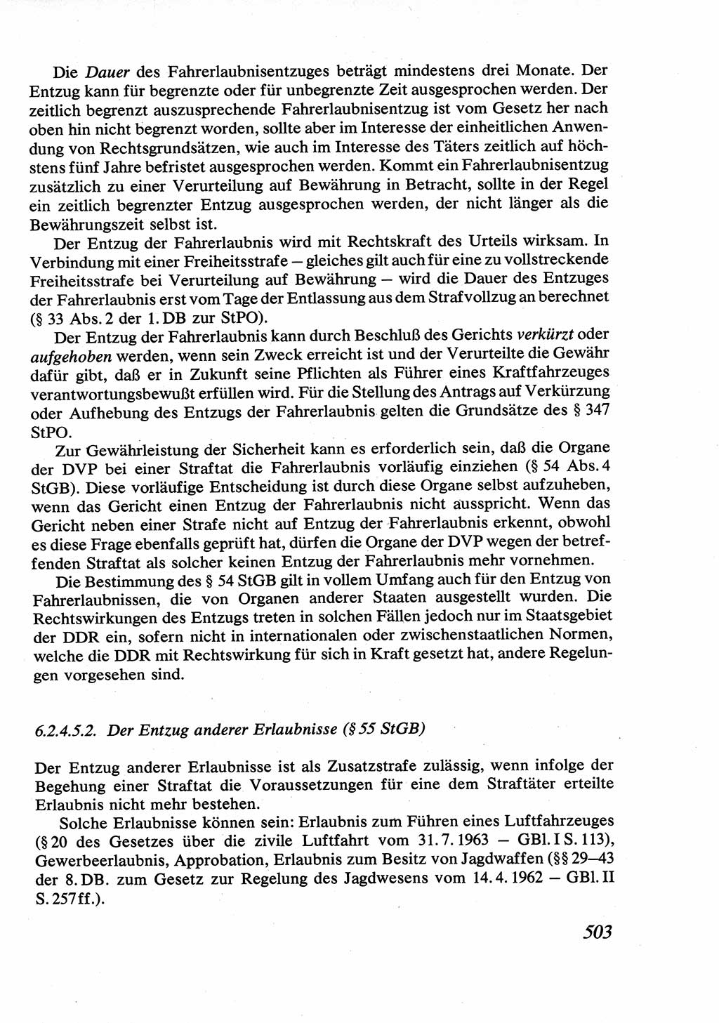 Strafrecht [Deutsche Demokratische Republik (DDR)], Allgemeiner Teil, Lehrbuch 1976, Seite 503 (Strafr. DDR AT Lb. 1976, S. 503)