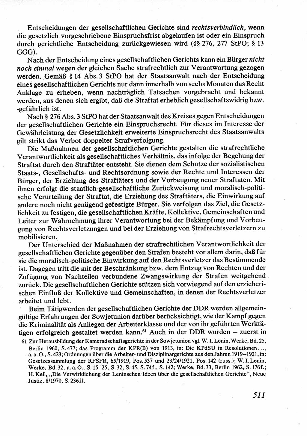 Strafrecht [Deutsche Demokratische Republik (DDR)], Allgemeiner Teil, Lehrbuch 1976, Seite 511 (Strafr. DDR AT Lb. 1976, S. 511)