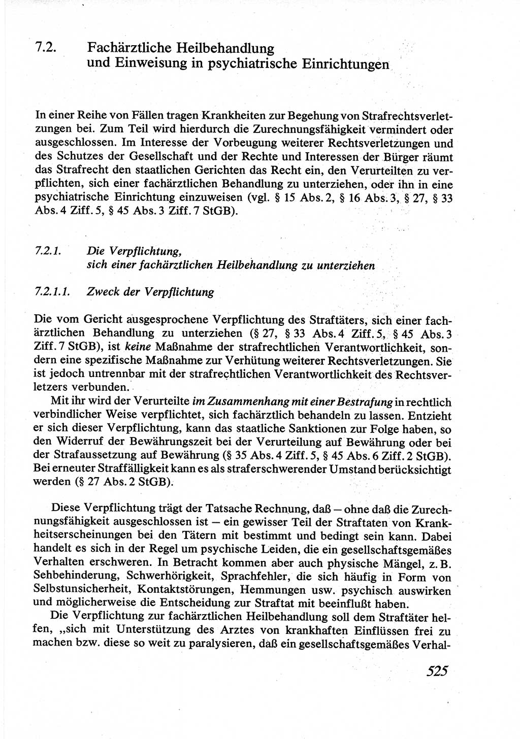 Strafrecht [Deutsche Demokratische Republik (DDR)], Allgemeiner Teil, Lehrbuch 1976, Seite 525 (Strafr. DDR AT Lb. 1976, S. 525)
