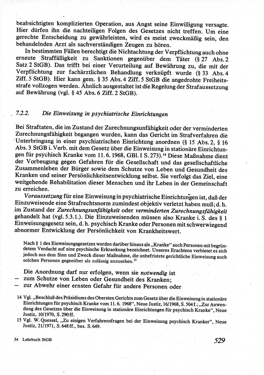 Strafrecht [Deutsche Demokratische Republik (DDR)], Allgemeiner Teil, Lehrbuch 1976, Seite 529 (Strafr. DDR AT Lb. 1976, S. 529)
