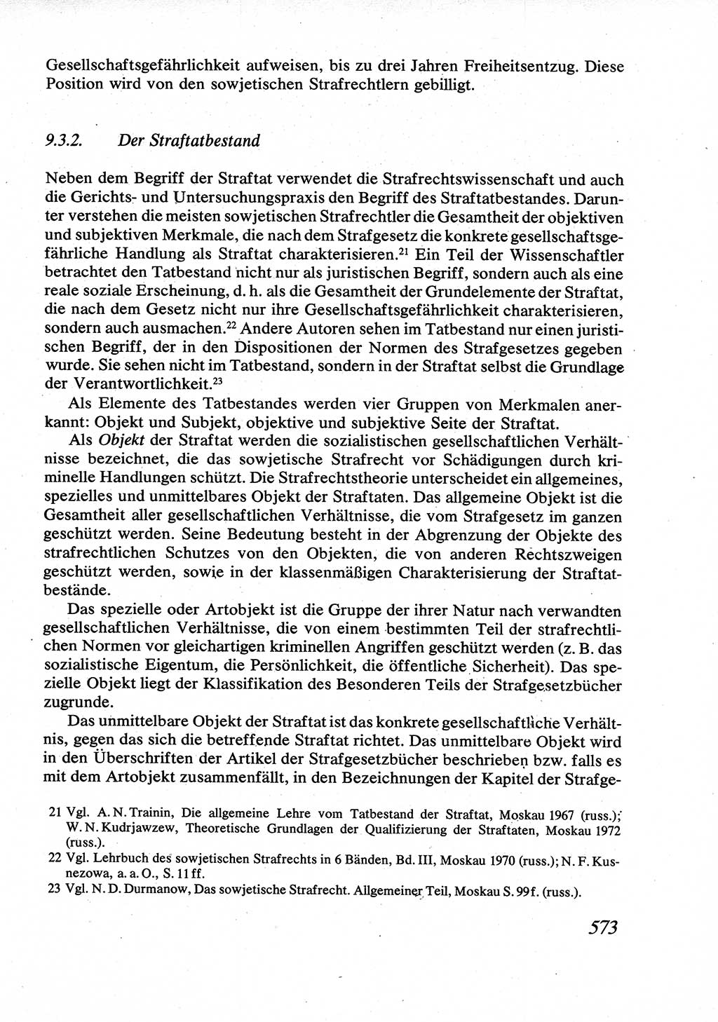 Strafrecht [Deutsche Demokratische Republik (DDR)], Allgemeiner Teil, Lehrbuch 1976, Seite 573 (Strafr. DDR AT Lb. 1976, S. 573)