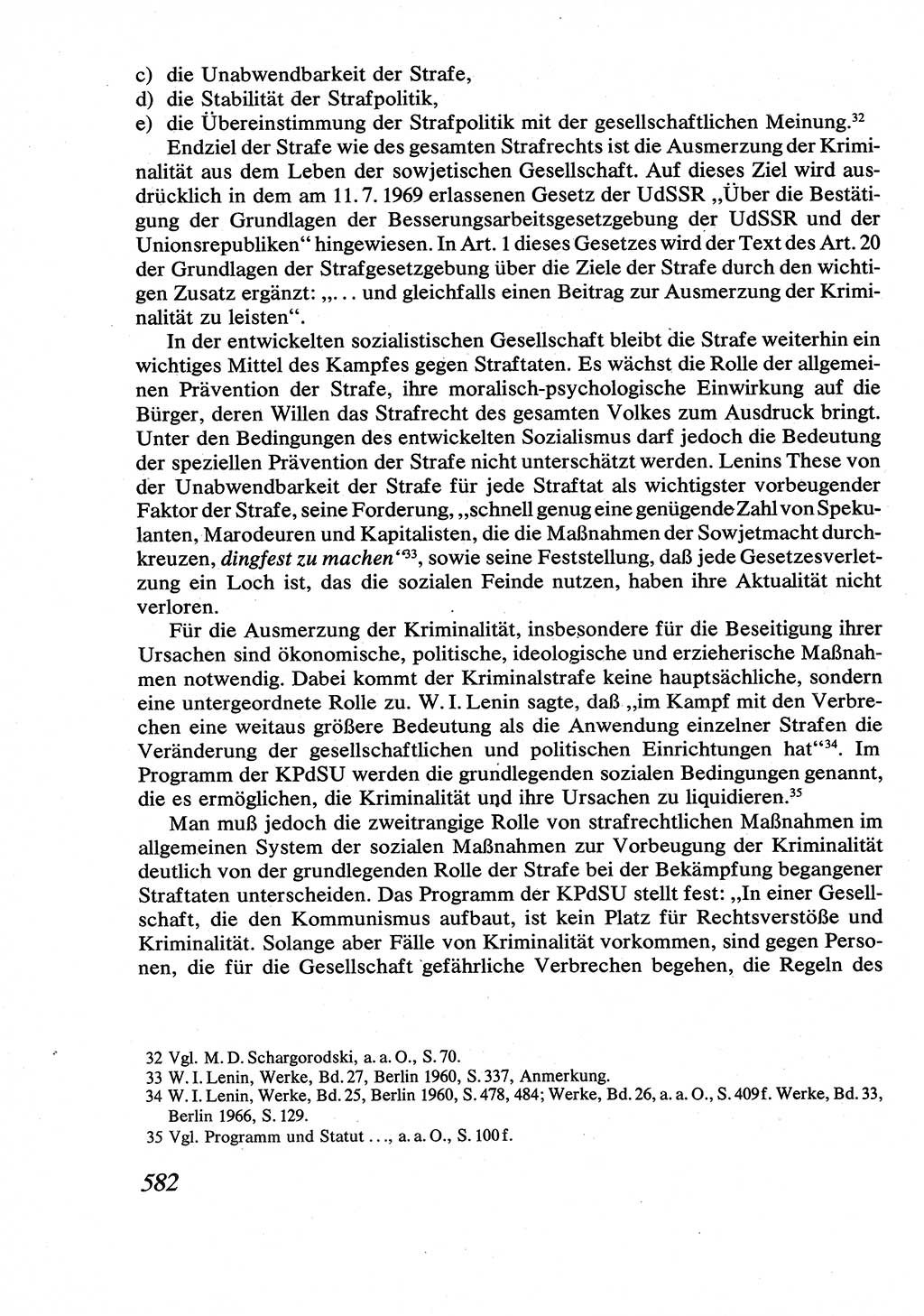 Strafrecht [Deutsche Demokratische Republik (DDR)], Allgemeiner Teil, Lehrbuch 1976, Seite 582 (Strafr. DDR AT Lb. 1976, S. 582)