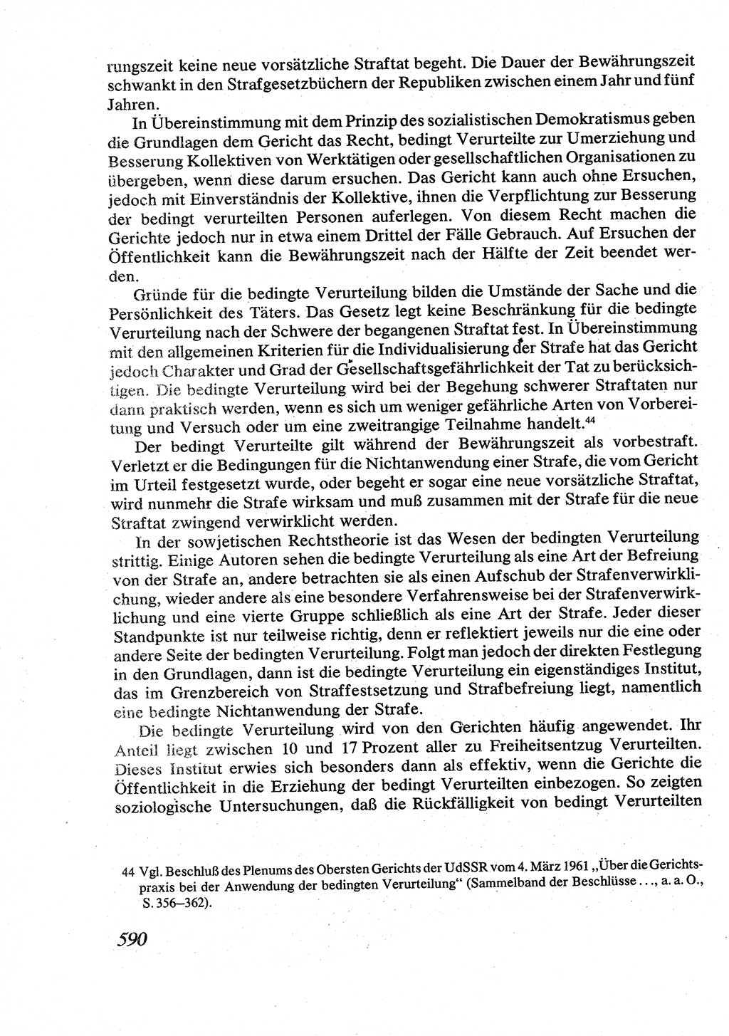 Strafrecht [Deutsche Demokratische Republik (DDR)], Allgemeiner Teil, Lehrbuch 1976, Seite 590 (Strafr. DDR AT Lb. 1976, S. 590)