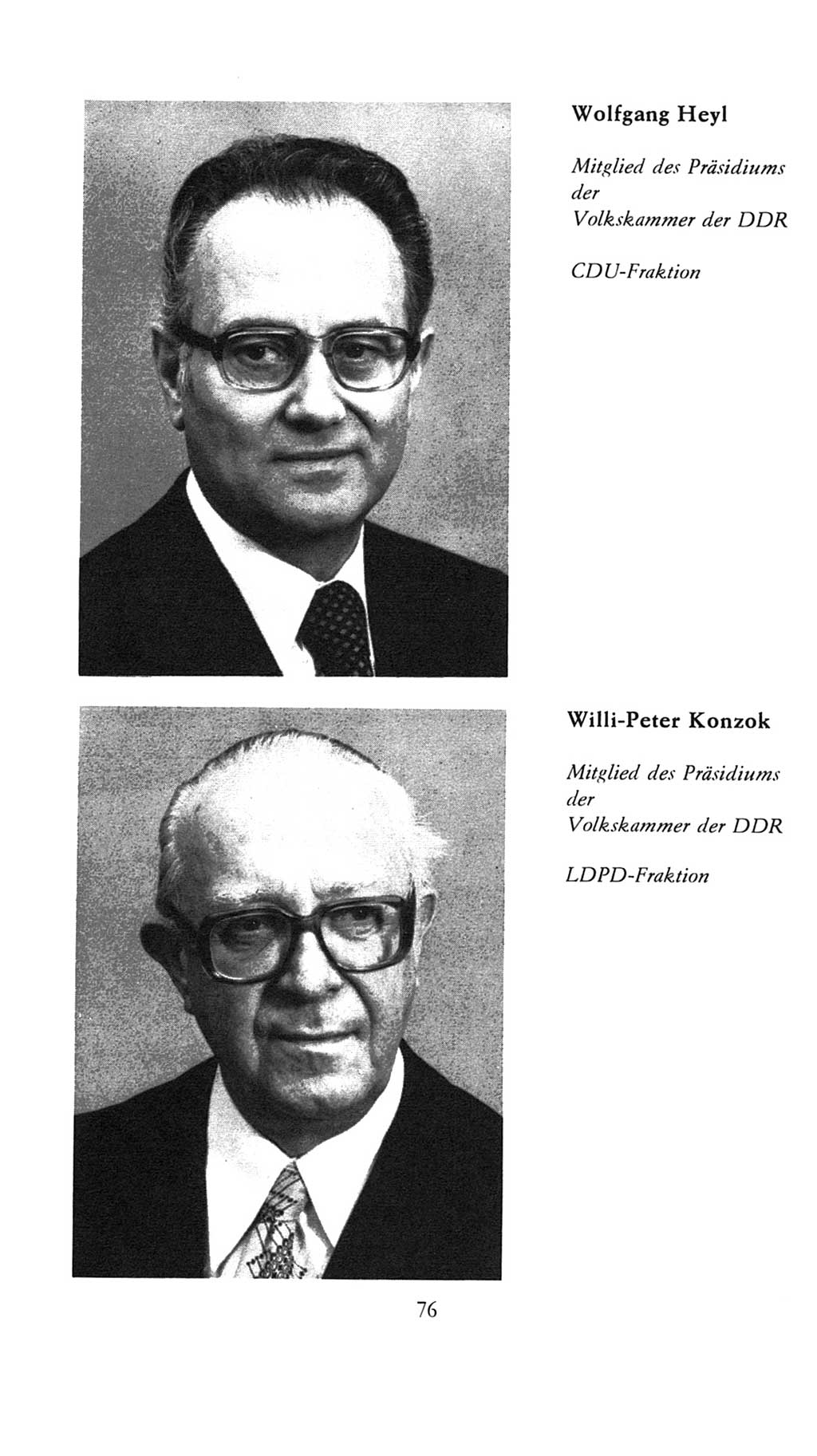 Volkskammer (VK) der Deutschen Demokratischen Republik (DDR), 7. Wahlperiode 1976-1981, Seite 76 (VK. DDR 7. WP. 1976-1981, S. 76)
