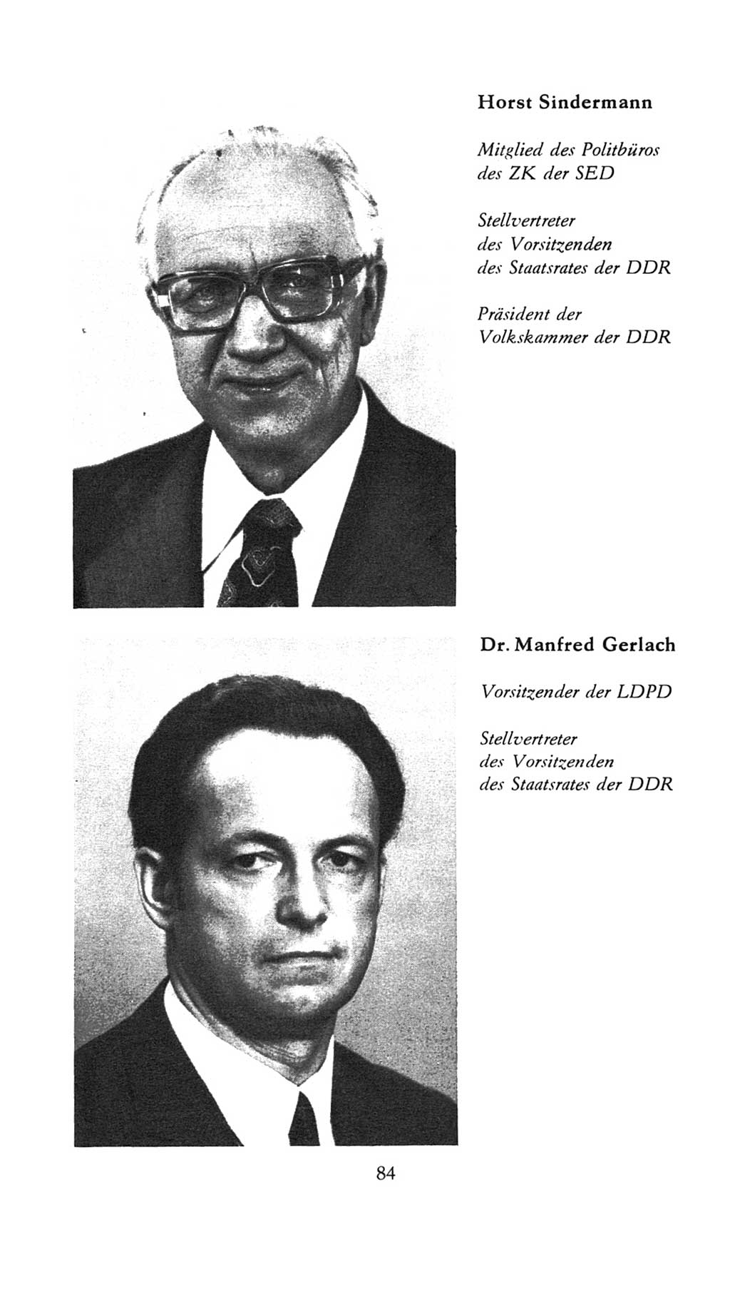 Volkskammer (VK) der Deutschen Demokratischen Republik (DDR), 7. Wahlperiode 1976-1981, Seite 84 (VK. DDR 7. WP. 1976-1981, S. 84)