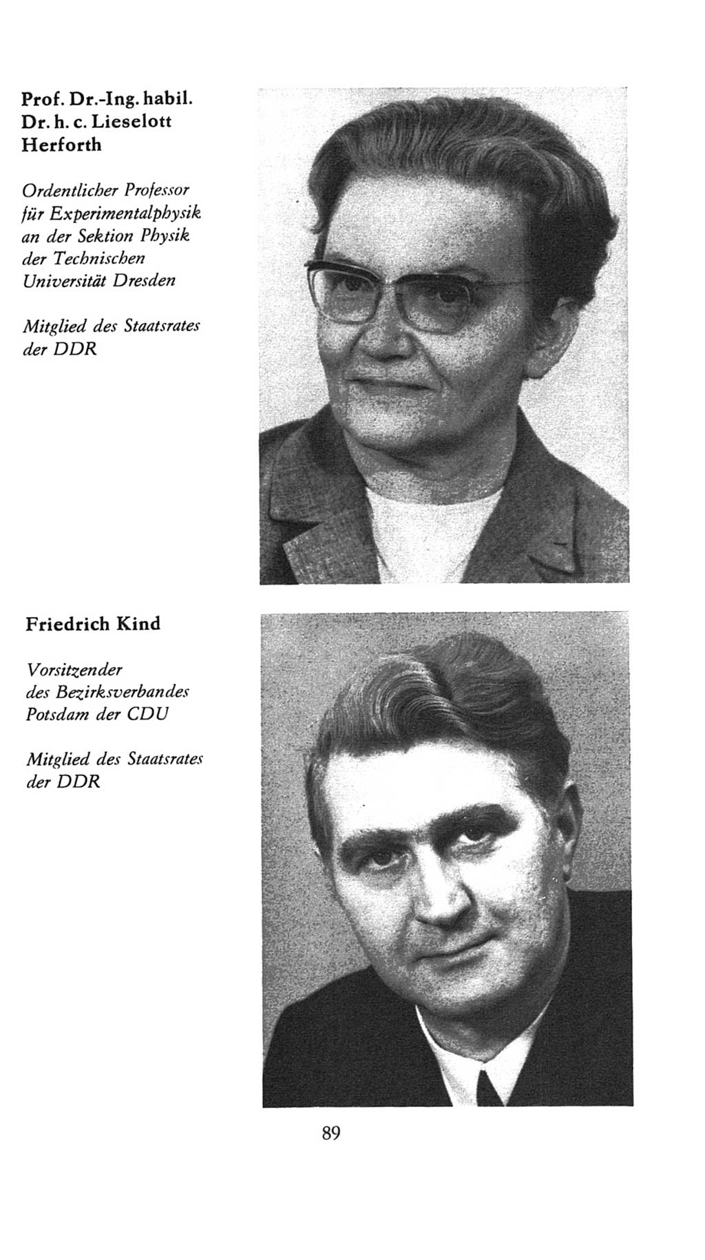Volkskammer (VK) der Deutschen Demokratischen Republik (DDR), 7. Wahlperiode 1976-1981, Seite 89 (VK. DDR 7. WP. 1976-1981, S. 89)
