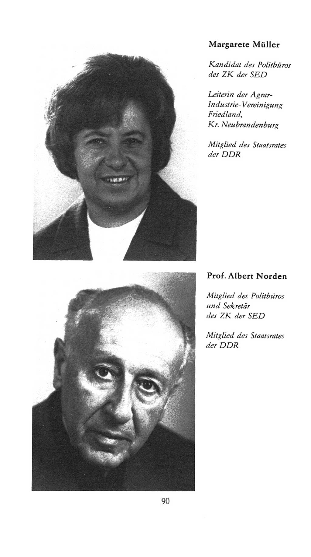 Volkskammer (VK) der Deutschen Demokratischen Republik (DDR), 7. Wahlperiode 1976-1981, Seite 90 (VK. DDR 7. WP. 1976-1981, S. 90)