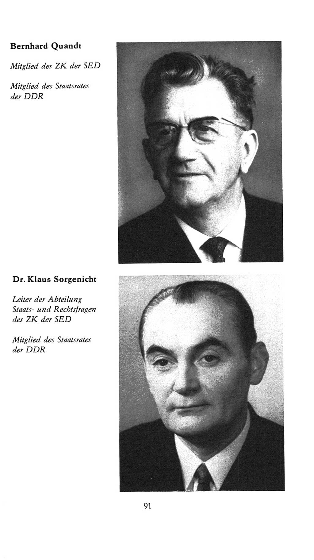 Volkskammer (VK) der Deutschen Demokratischen Republik (DDR), 7. Wahlperiode 1976-1981, Seite 91 (VK. DDR 7. WP. 1976-1981, S. 91)