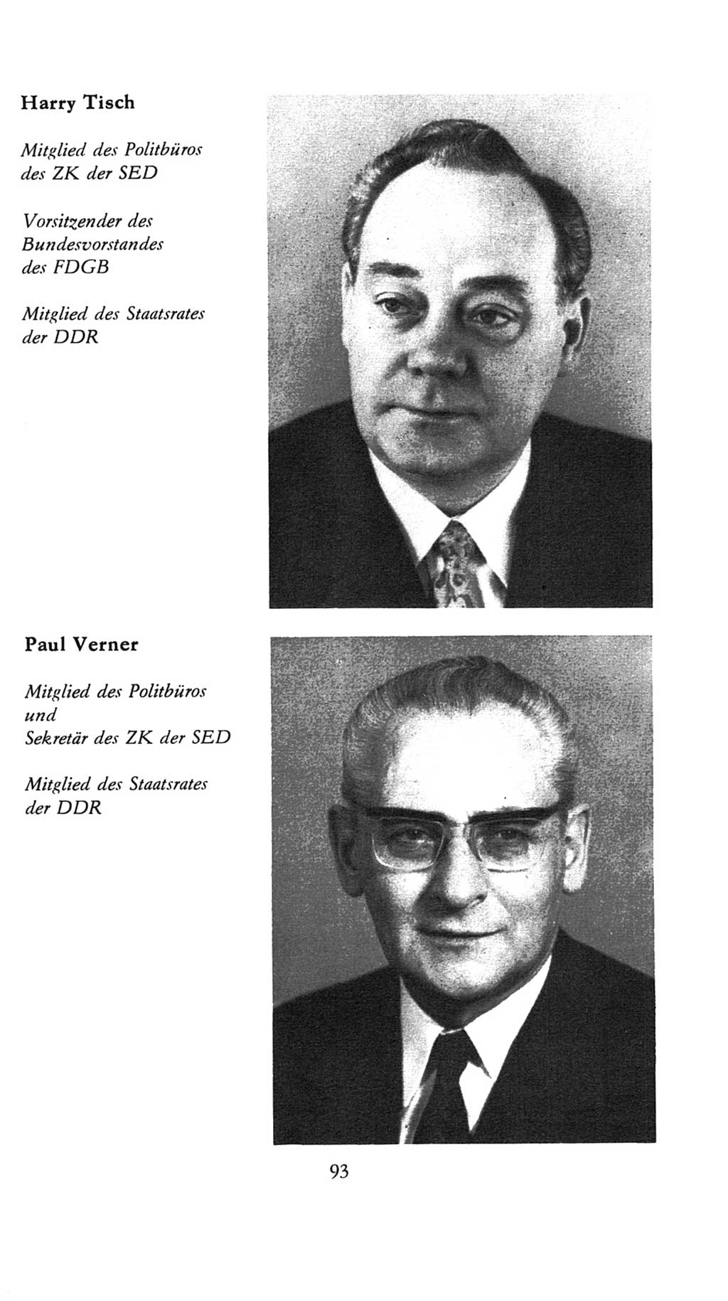 Volkskammer (VK) der Deutschen Demokratischen Republik (DDR), 7. Wahlperiode 1976-1981, Seite 93 (VK. DDR 7. WP. 1976-1981, S. 93)
