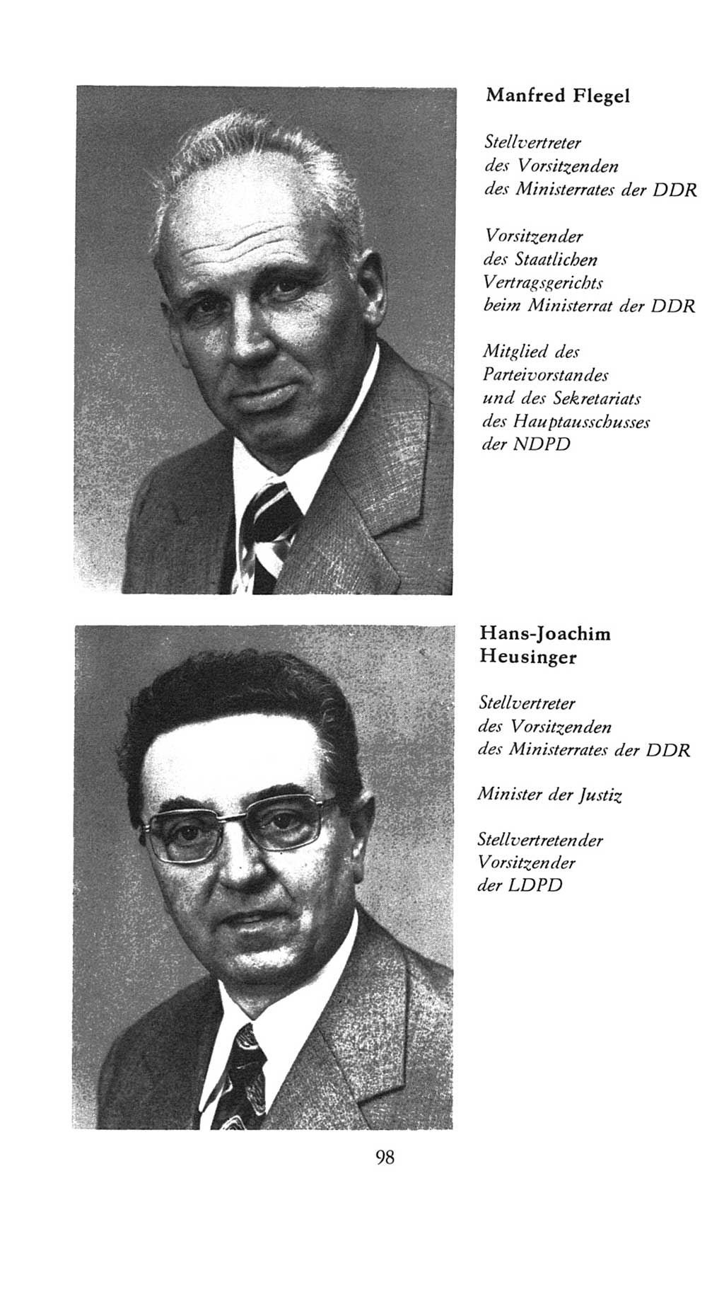 Volkskammer (VK) der Deutschen Demokratischen Republik (DDR), 7. Wahlperiode 1976-1981, Seite 98 (VK. DDR 7. WP. 1976-1981, S. 98)