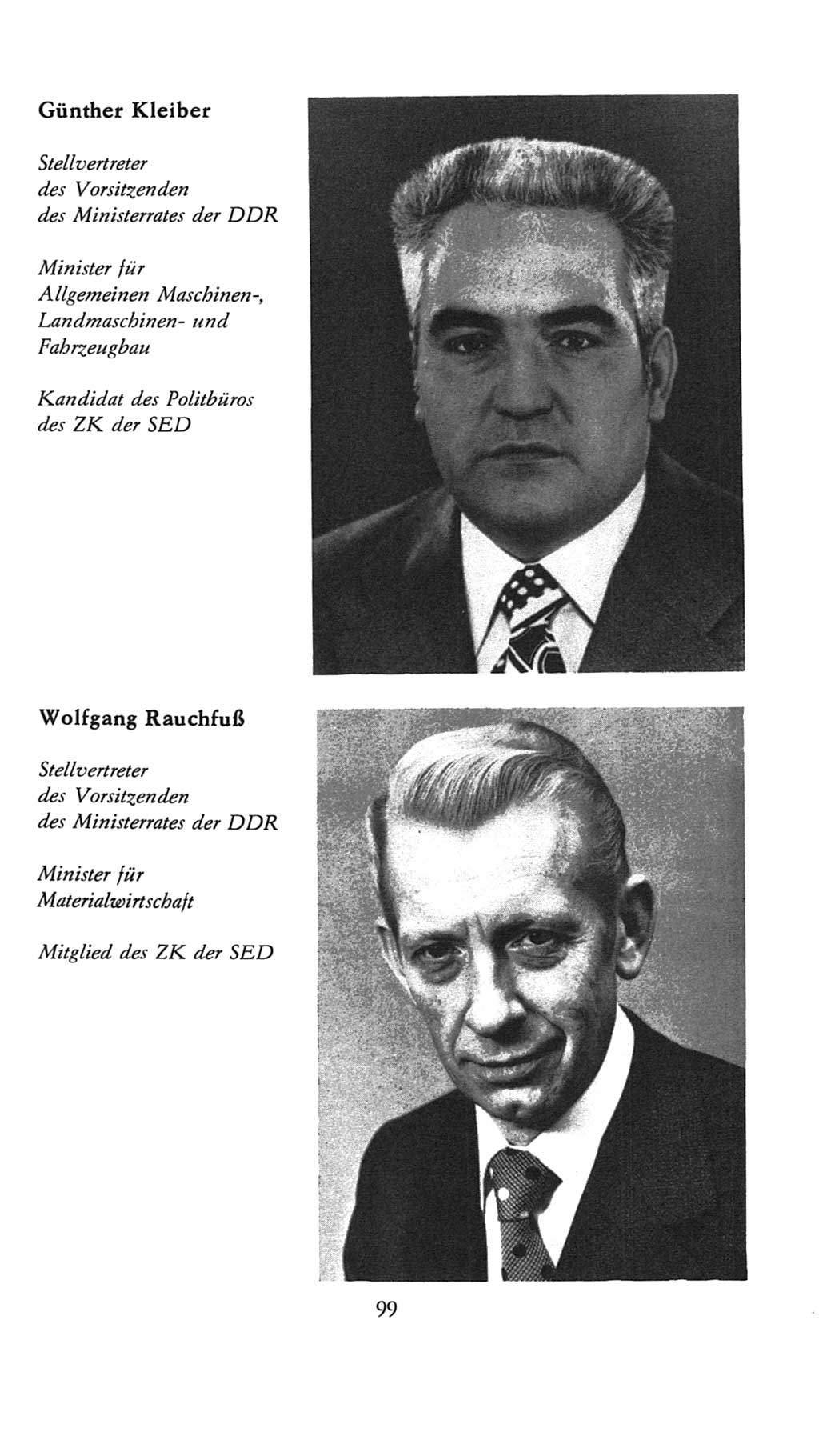 Volkskammer (VK) der Deutschen Demokratischen Republik (DDR), 7. Wahlperiode 1976-1981, Seite 99 (VK. DDR 7. WP. 1976-1981, S. 99)