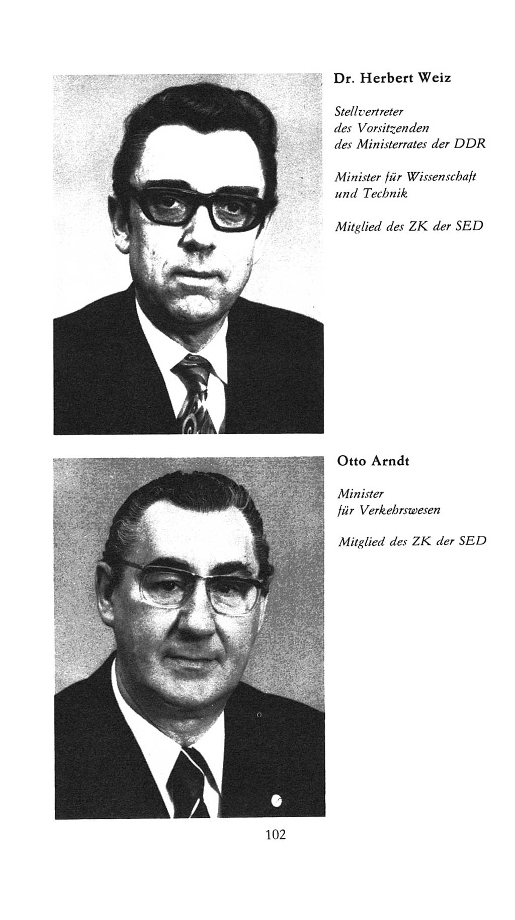 Volkskammer (VK) der Deutschen Demokratischen Republik (DDR), 7. Wahlperiode 1976-1981, Seite 102 (VK. DDR 7. WP. 1976-1981, S. 102)