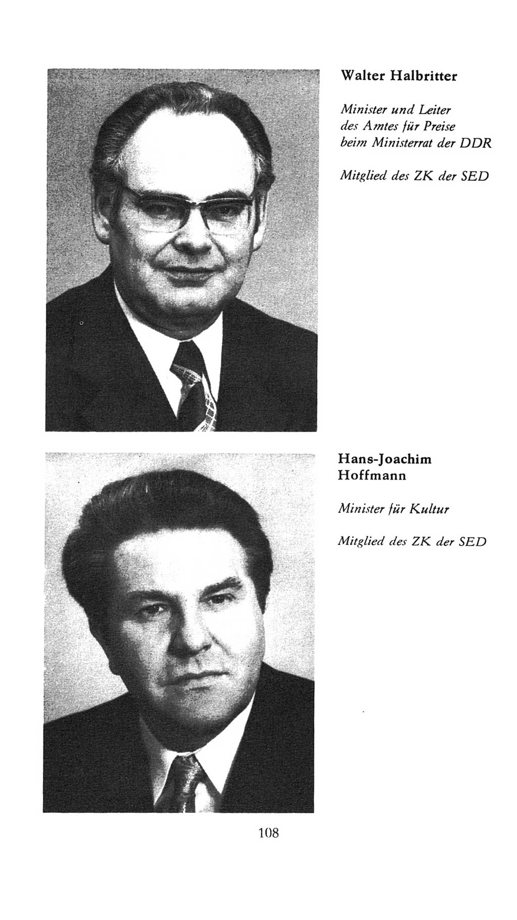 Volkskammer (VK) der Deutschen Demokratischen Republik (DDR), 7. Wahlperiode 1976-1981, Seite 108 (VK. DDR 7. WP. 1976-1981, S. 108)