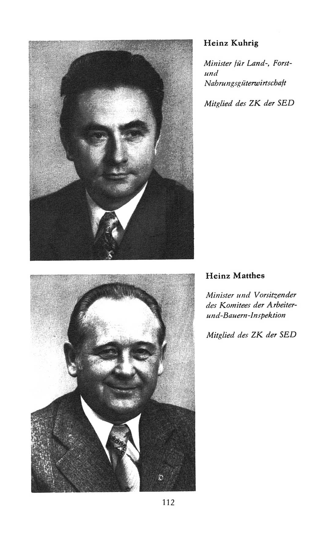 Volkskammer (VK) der Deutschen Demokratischen Republik (DDR), 7. Wahlperiode 1976-1981, Seite 112 (VK. DDR 7. WP. 1976-1981, S. 112)