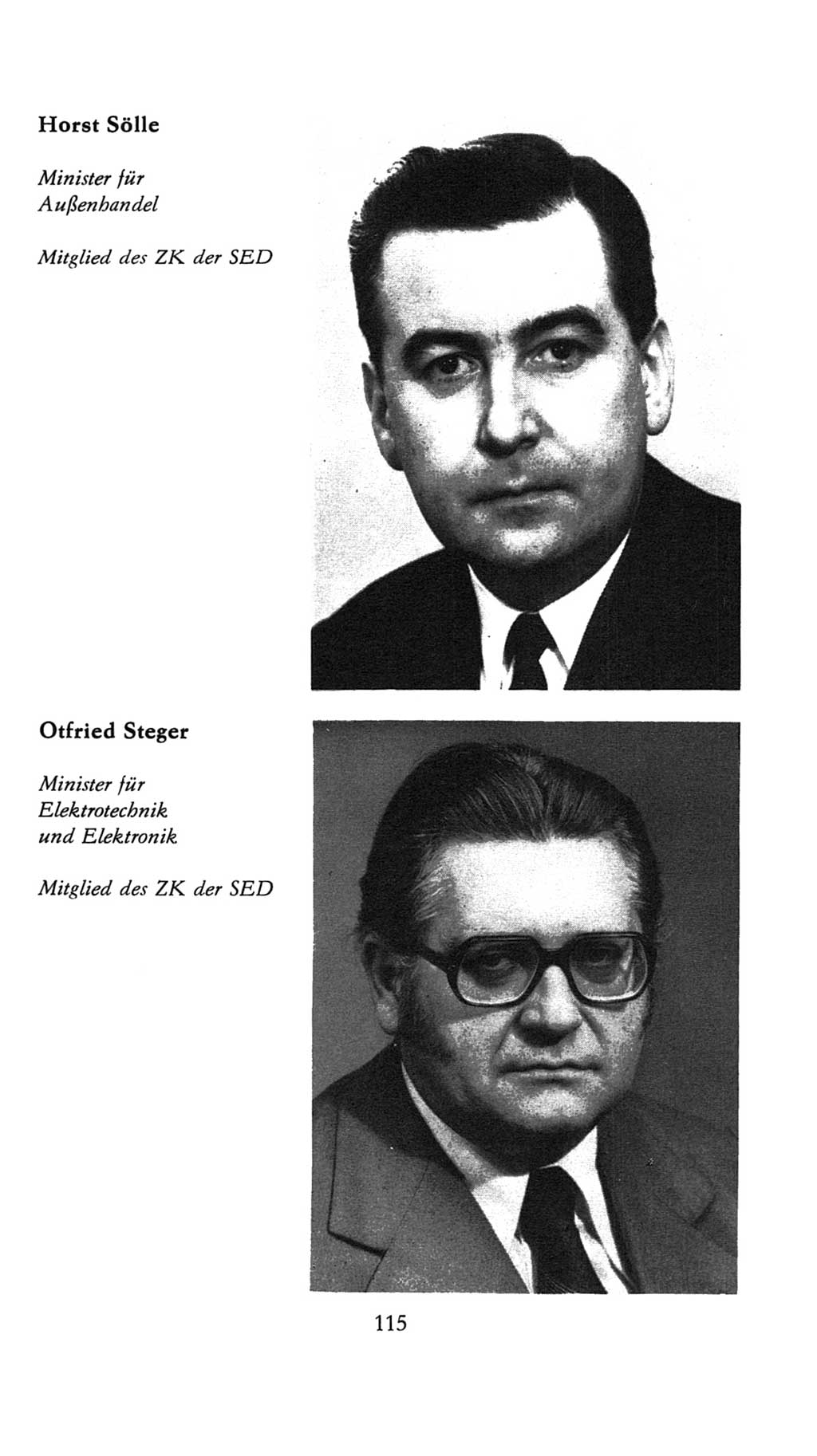 Volkskammer (VK) der Deutschen Demokratischen Republik (DDR), 7. Wahlperiode 1976-1981, Seite 115 (VK. DDR 7. WP. 1976-1981, S. 115)