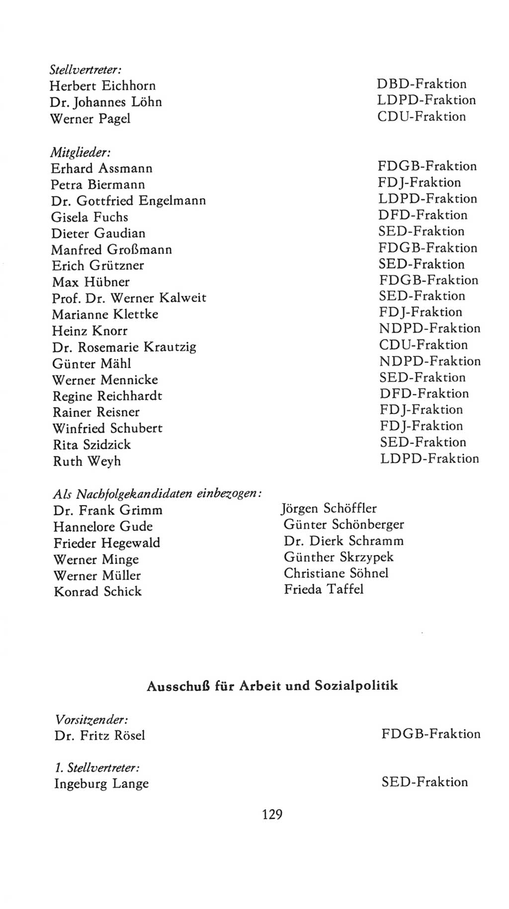 Volkskammer (VK) der Deutschen Demokratischen Republik (DDR), 7. Wahlperiode 1976-1981, Seite 129 (VK. DDR 7. WP. 1976-1981, S. 129)