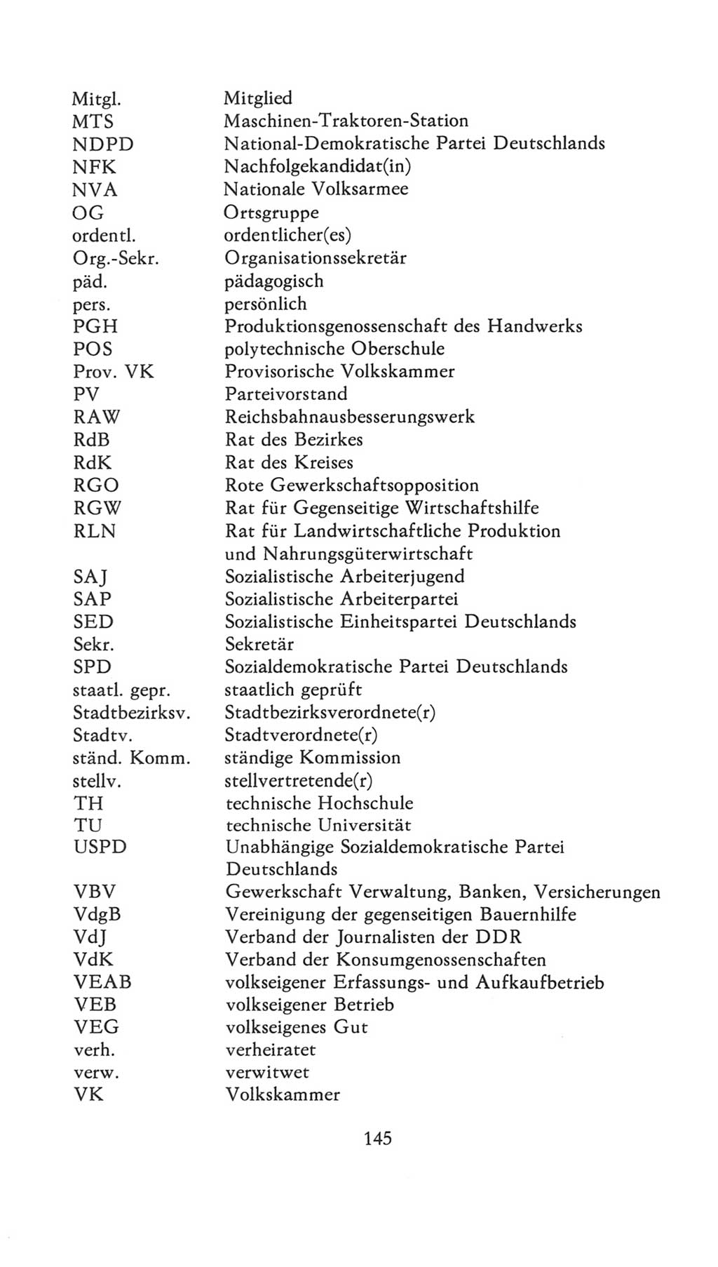 Volkskammer (VK) der Deutschen Demokratischen Republik (DDR), 7. Wahlperiode 1976-1981, Seite 145 (VK. DDR 7. WP. 1976-1981, S. 145)