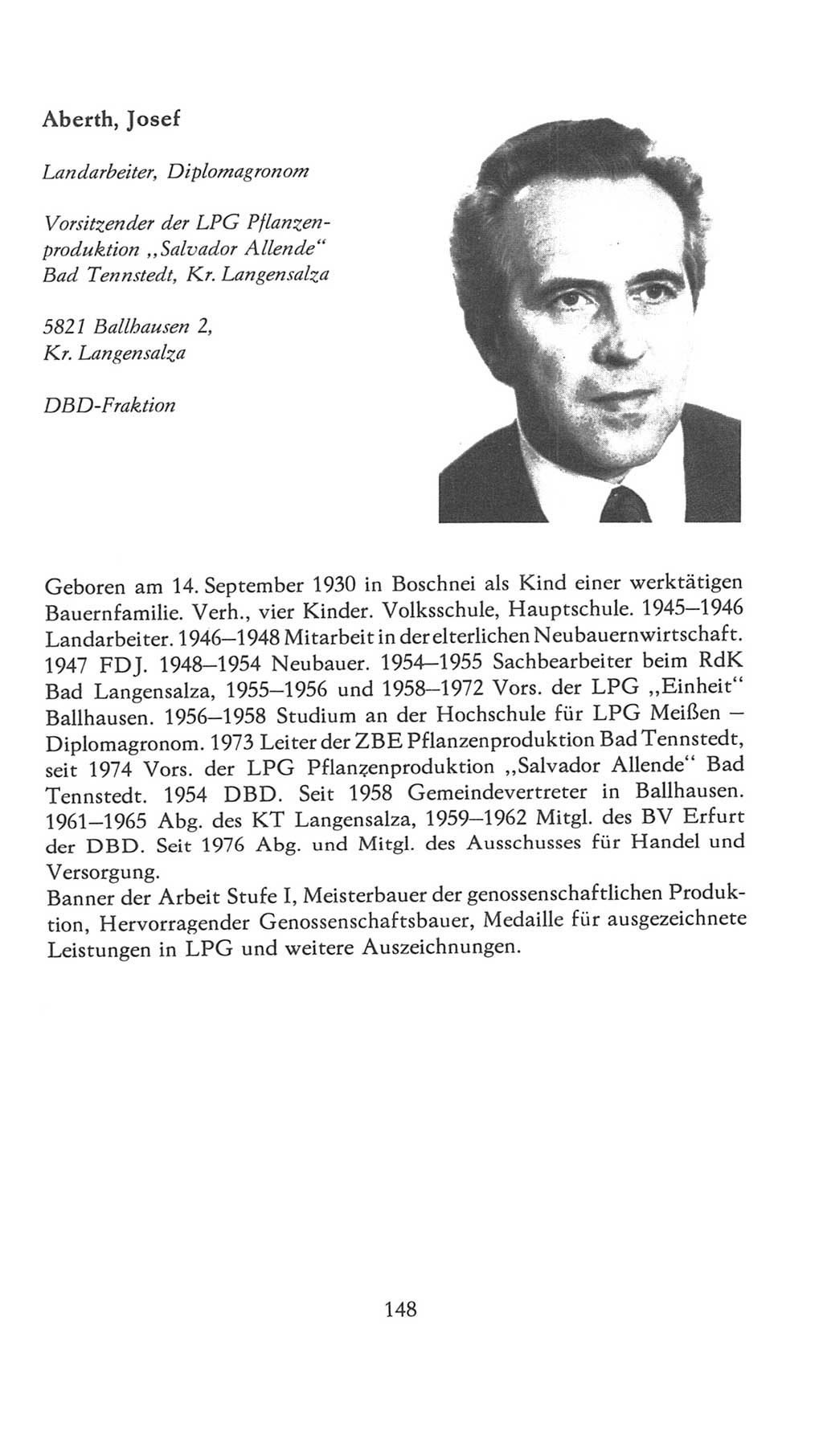 Volkskammer (VK) der Deutschen Demokratischen Republik (DDR), 7. Wahlperiode 1976-1981, Seite 148 (VK. DDR 7. WP. 1976-1981, S. 148)