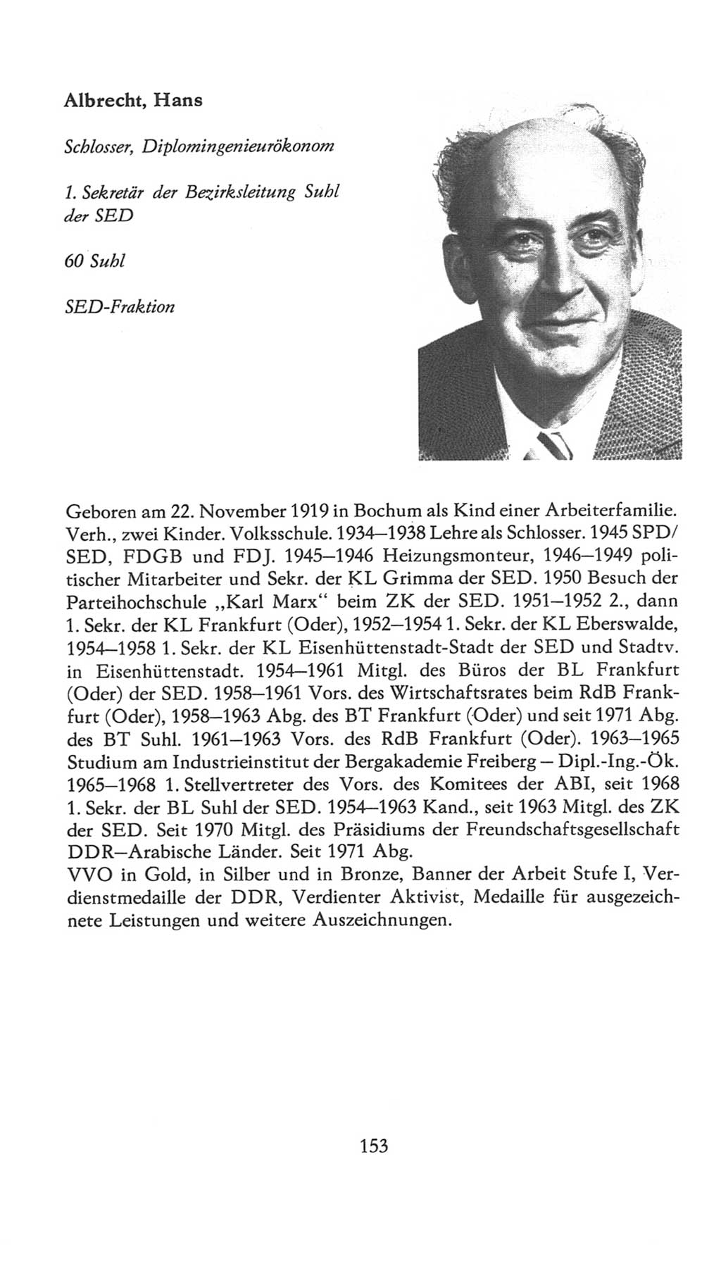 Volkskammer (VK) der Deutschen Demokratischen Republik (DDR), 7. Wahlperiode 1976-1981, Seite 153 (VK. DDR 7. WP. 1976-1981, S. 153)