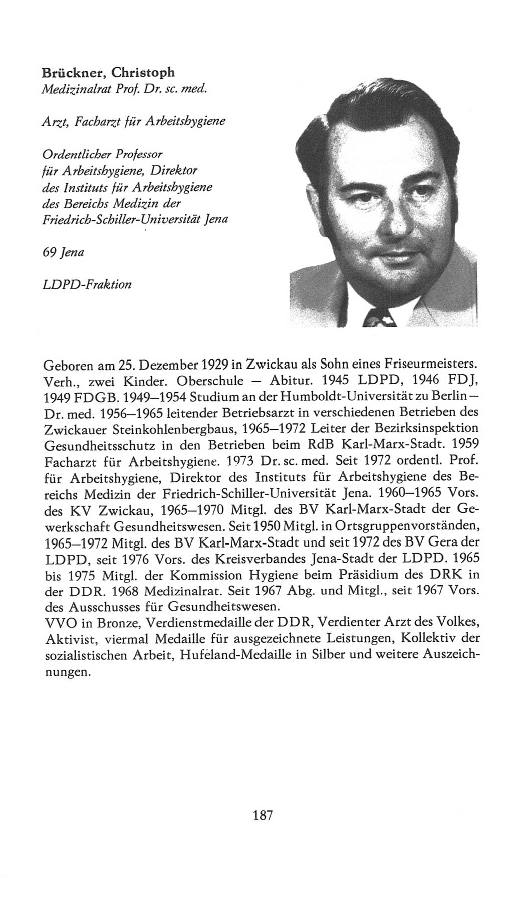 Volkskammer (VK) der Deutschen Demokratischen Republik (DDR), 7. Wahlperiode 1976-1981, Seite 187 (VK. DDR 7. WP. 1976-1981, S. 187)