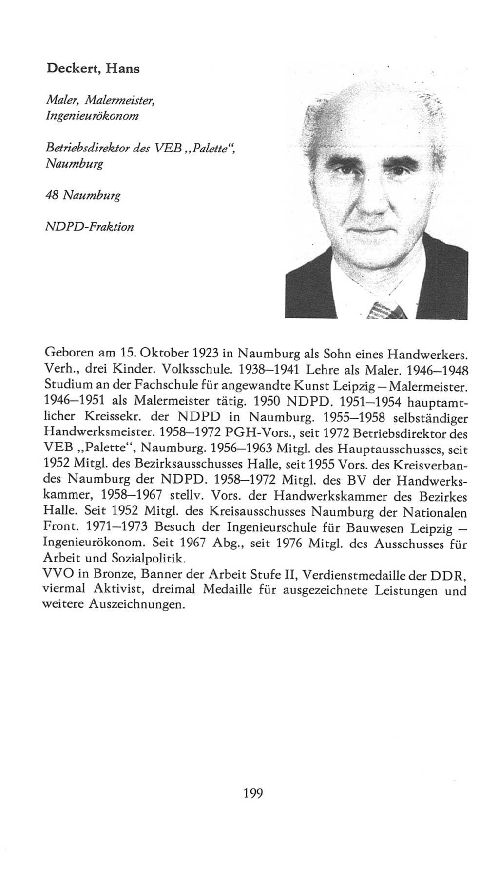 Volkskammer (VK) der Deutschen Demokratischen Republik (DDR), 7. Wahlperiode 1976-1981, Seite 199 (VK. DDR 7. WP. 1976-1981, S. 199)