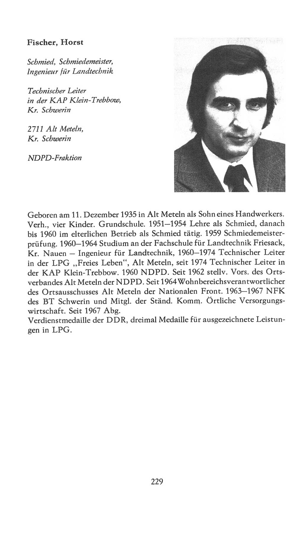 Volkskammer (VK) der Deutschen Demokratischen Republik (DDR), 7. Wahlperiode 1976-1981, Seite 229 (VK. DDR 7. WP. 1976-1981, S. 229)
