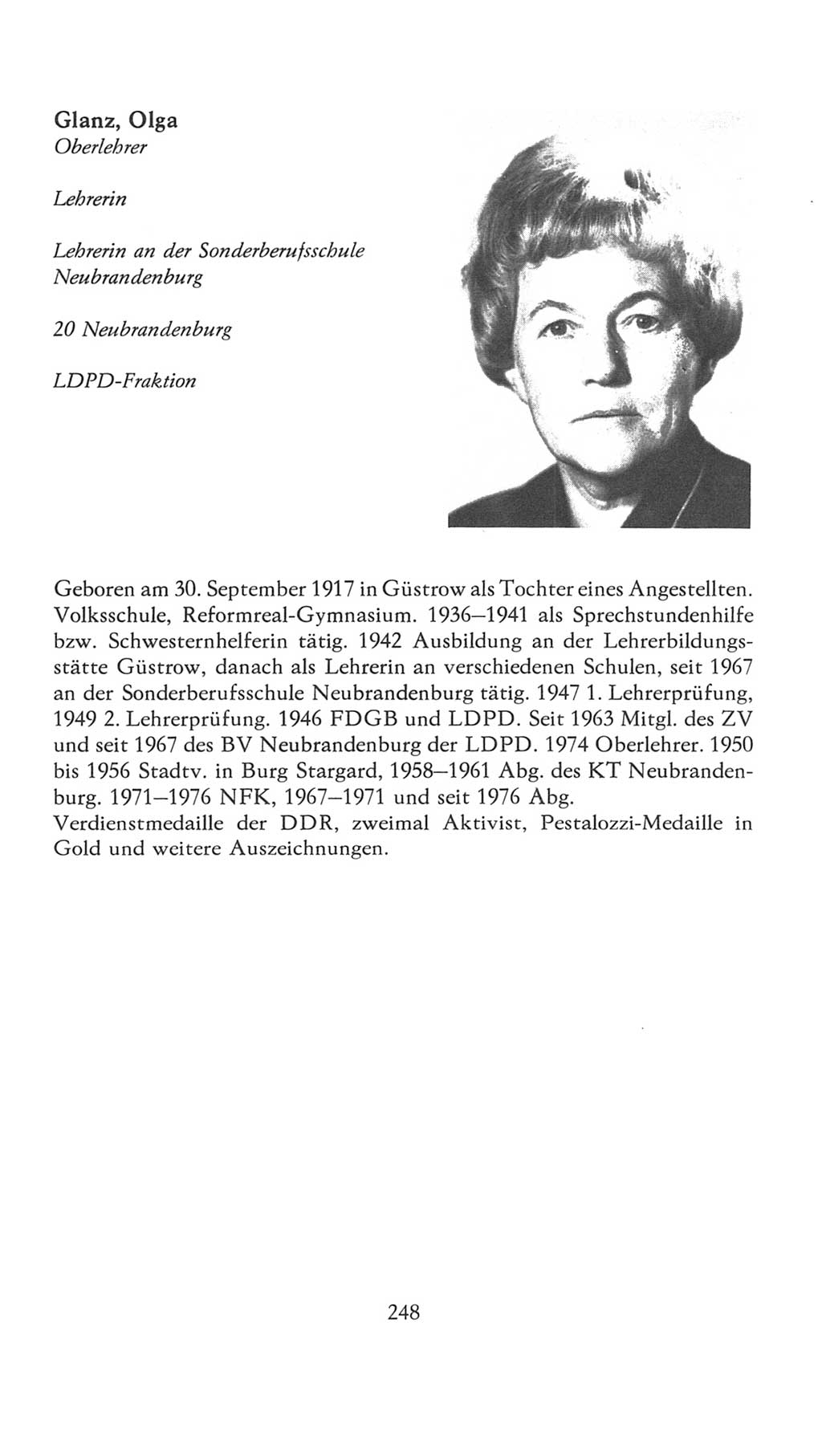 Volkskammer (VK) der Deutschen Demokratischen Republik (DDR), 7. Wahlperiode 1976-1981, Seite 248 (VK. DDR 7. WP. 1976-1981, S. 248)