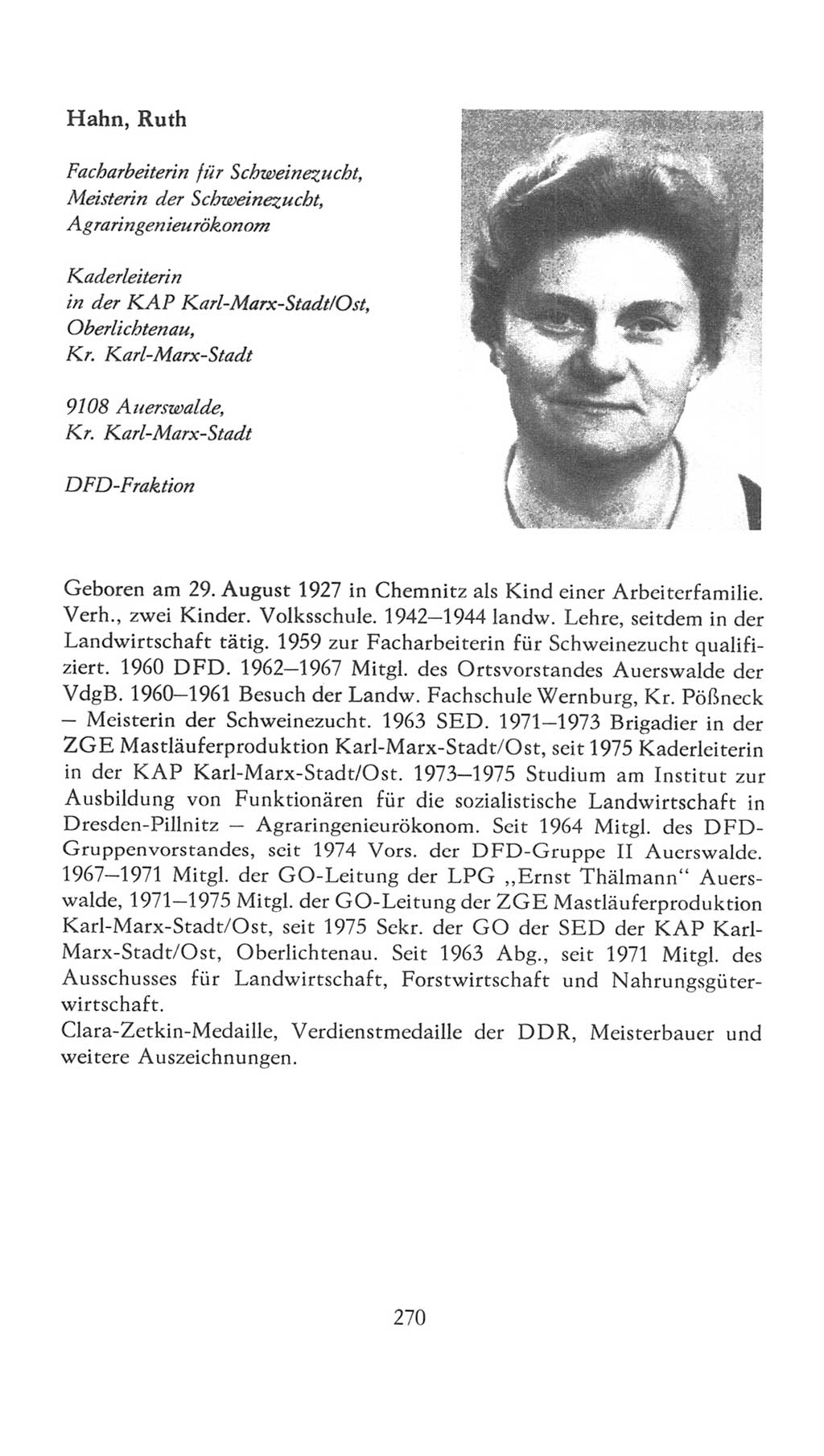 Volkskammer (VK) der Deutschen Demokratischen Republik (DDR), 7. Wahlperiode 1976-1981, Seite 270 (VK. DDR 7. WP. 1976-1981, S. 270)