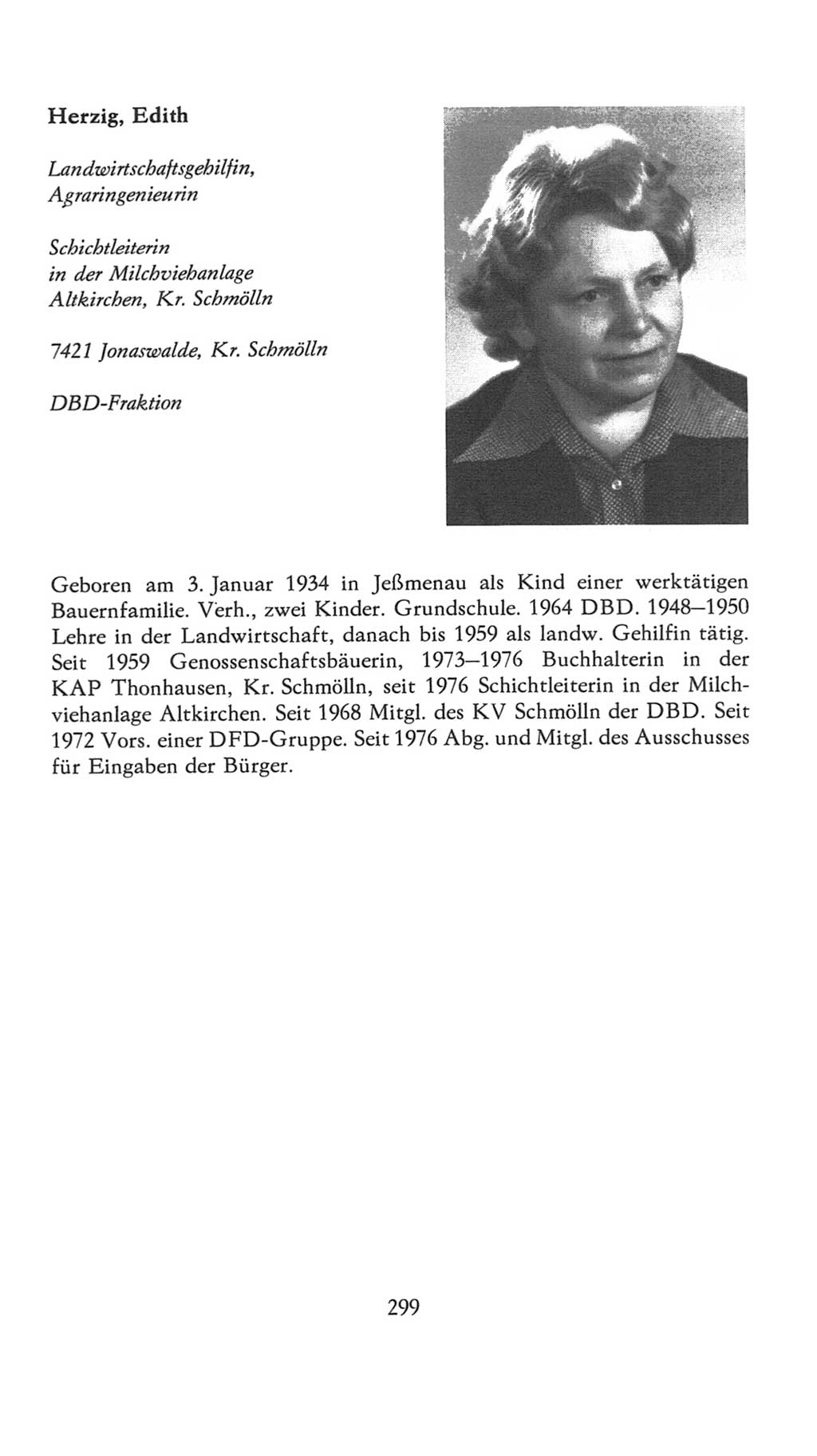 Volkskammer (VK) der Deutschen Demokratischen Republik (DDR), 7. Wahlperiode 1976-1981, Seite 299 (VK. DDR 7. WP. 1976-1981, S. 299)