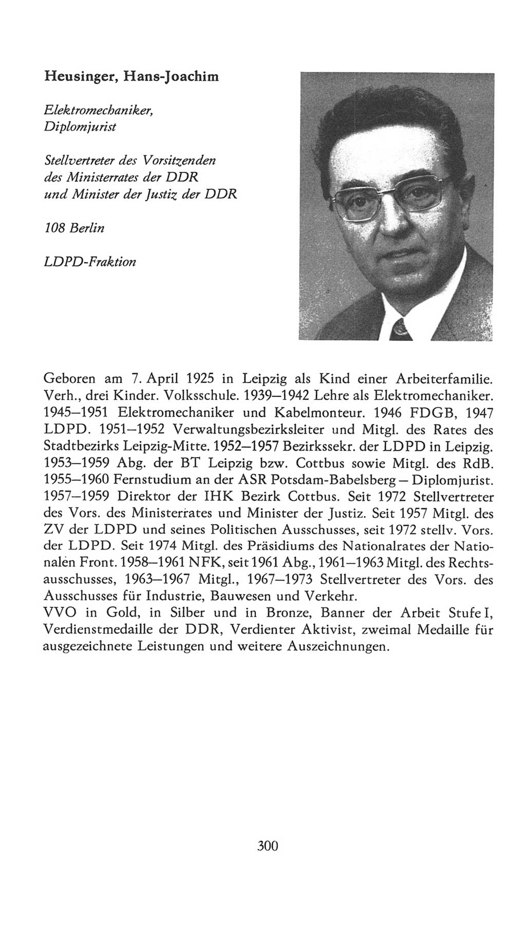 Volkskammer (VK) der Deutschen Demokratischen Republik (DDR), 7. Wahlperiode 1976-1981, Seite 300 (VK. DDR 7. WP. 1976-1981, S. 300)