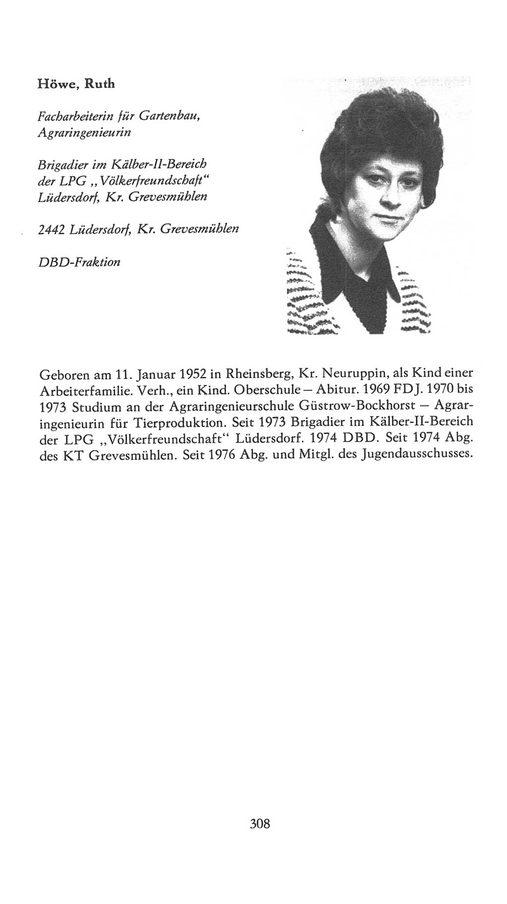 Volkskammer (VK) der Deutschen Demokratischen Republik (DDR), 7. Wahlperiode 1976-1981, Seite 308 (VK. DDR 7. WP. 1976-1981, S. 308)