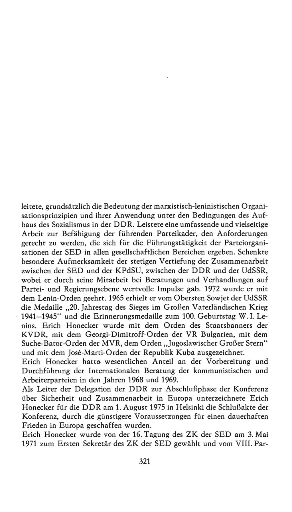 Volkskammer (VK) der Deutschen Demokratischen Republik (DDR), 7. Wahlperiode 1976-1981, Seite 321 (VK. DDR 7. WP. 1976-1981, S. 321)