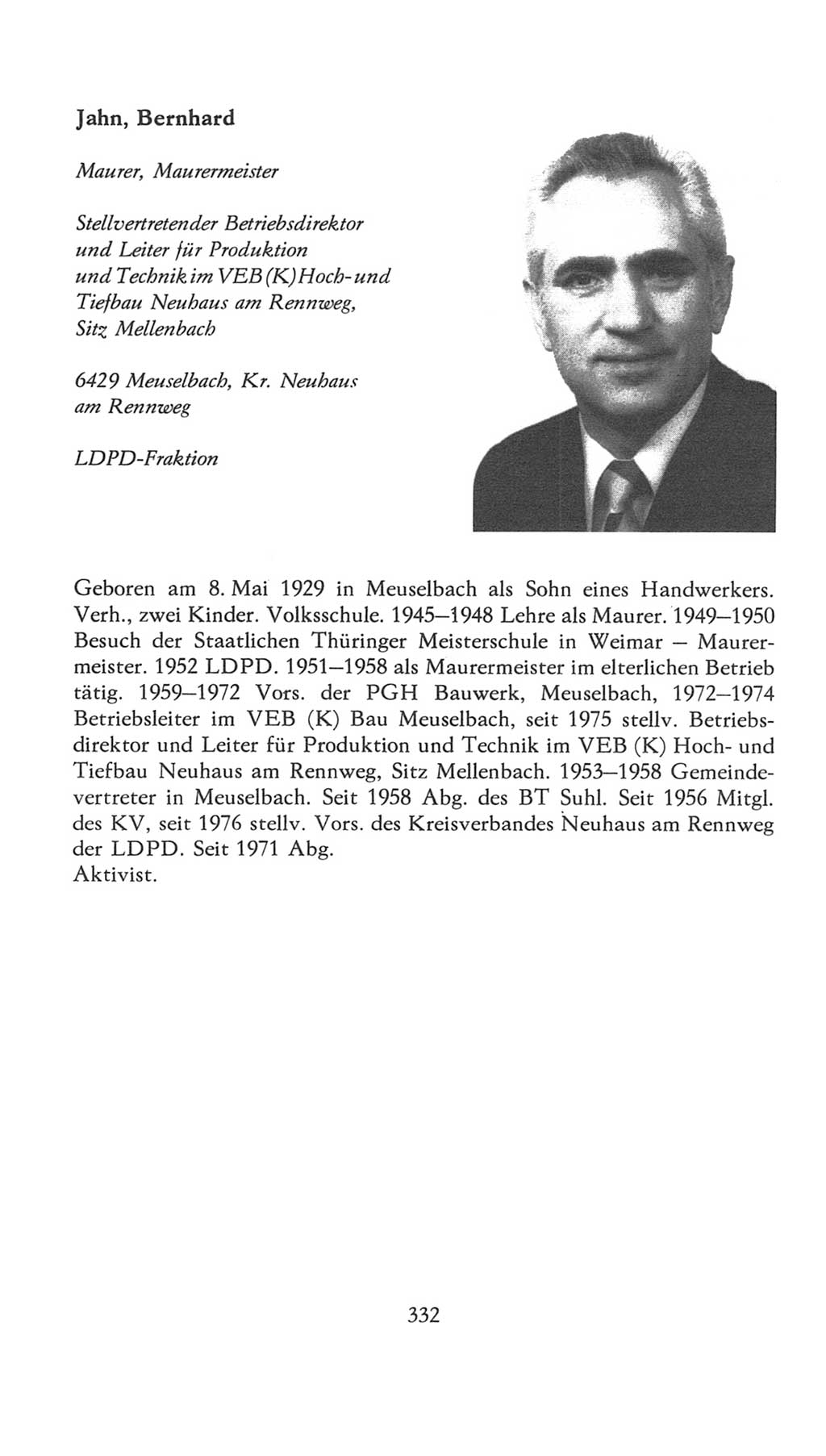 Volkskammer (VK) der Deutschen Demokratischen Republik (DDR), 7. Wahlperiode 1976-1981, Seite 332 (VK. DDR 7. WP. 1976-1981, S. 332)