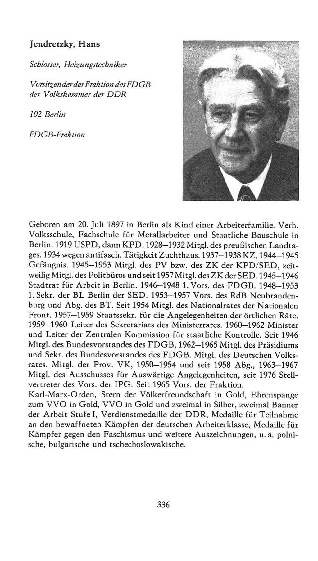 Volkskammer (VK) der Deutschen Demokratischen Republik (DDR), 7. Wahlperiode 1976-1981, Seite 336 (VK. DDR 7. WP. 1976-1981, S. 336)